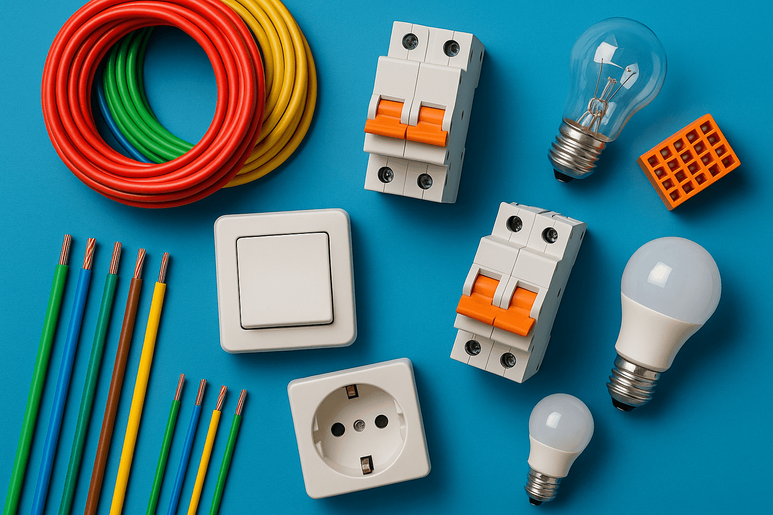 Elektrik tesisat malzemeleri ve elektrik ekipmanları